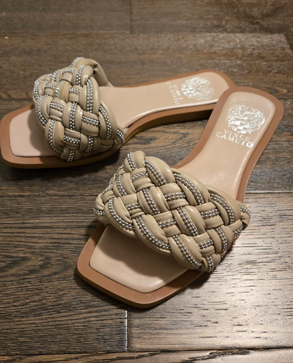 Vince Camuto Woven Slide Sandals thumbnail