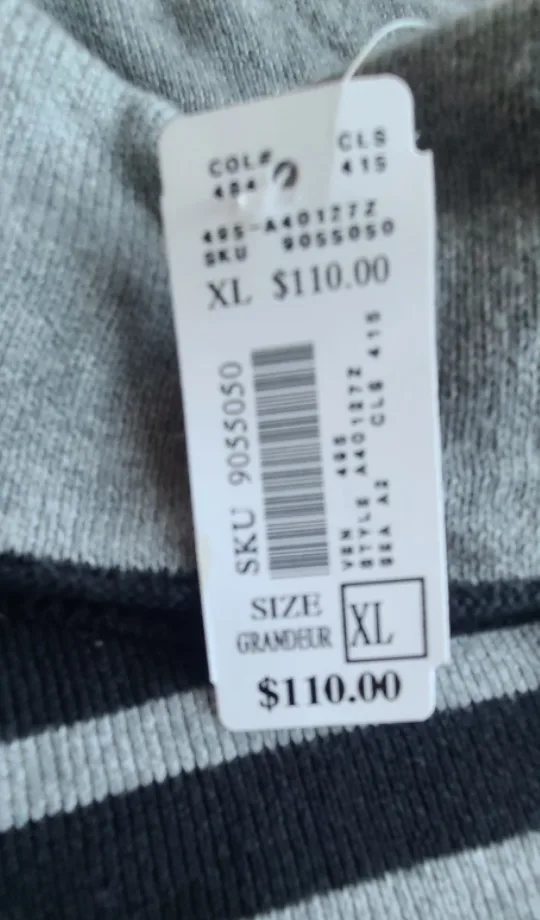 Alison Sheri Striped Cowl Neck Sweater - XL 🇨🇦 image indicator(4)