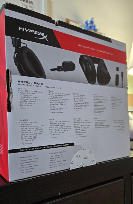 HyperX Cloud 3 Wireless Gaming Headset - photo 2