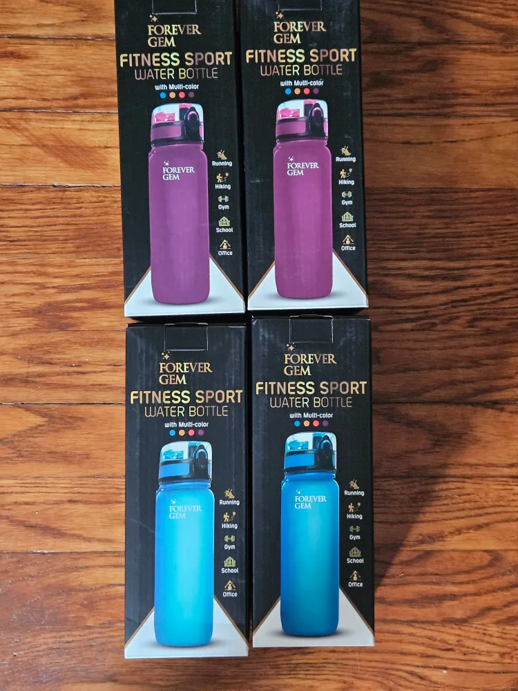 4 pack 21 oz Capacity Water Bottle BPA Free thumbnail