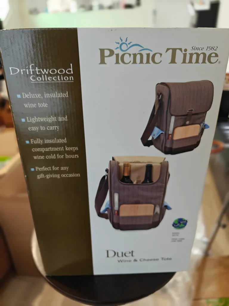 Picnic Time Duet Wine & Cheese Tote - New thumbnail