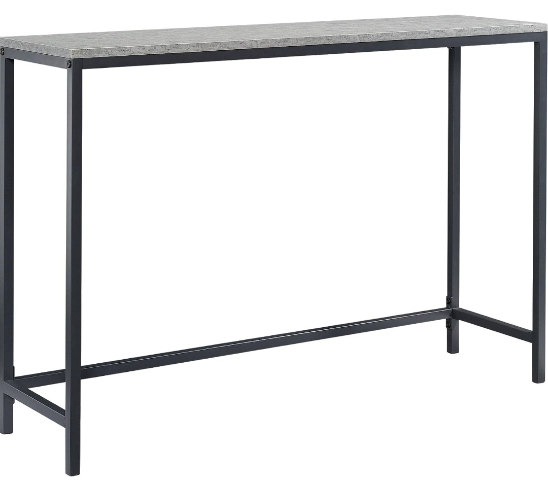 Faux Concrete Sofa Table - photo 2