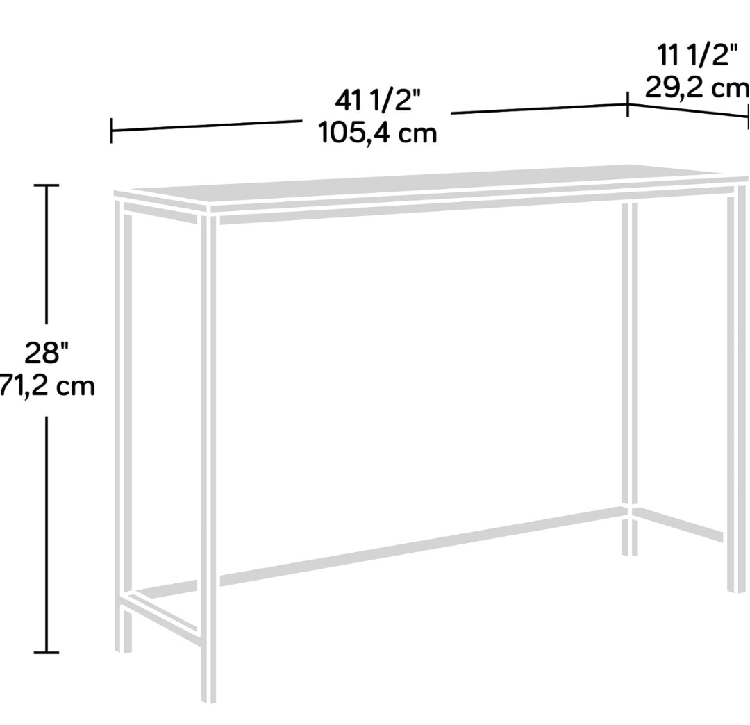 Faux Concrete Sofa Table - photo 4