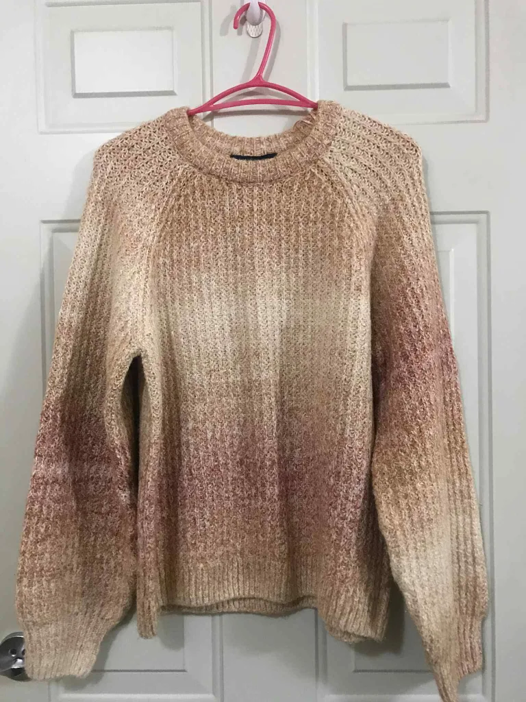 Denver Hayes Sweater - Orange Multi - Size M thumbnail