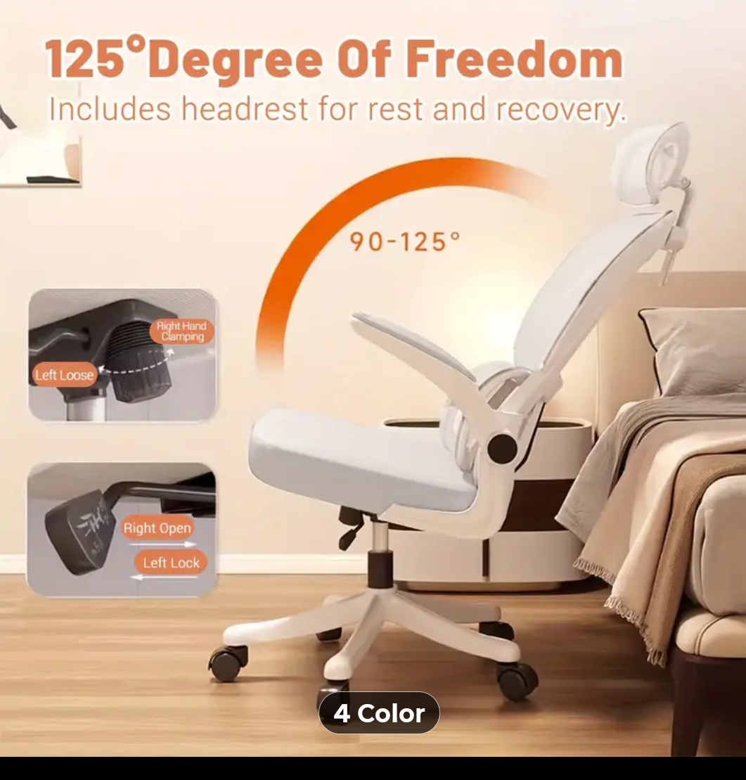 Ergonomic Office Chair with Adjustable Headrest - photo 4