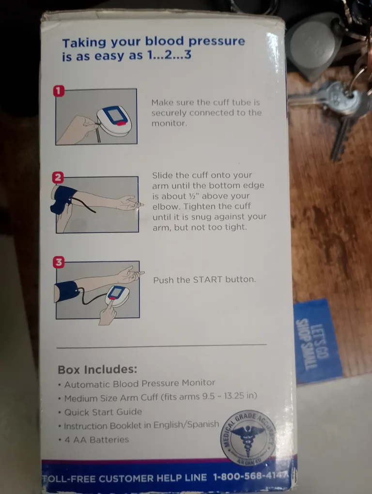Quality Choice Automatic Blood Pressure Monitor image indicator(4)