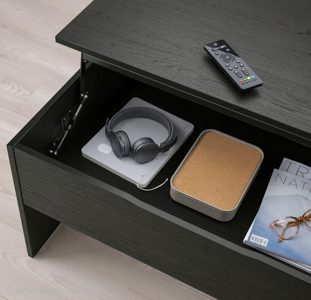 IKEA Lift op Coffee Table - Black - photo 5