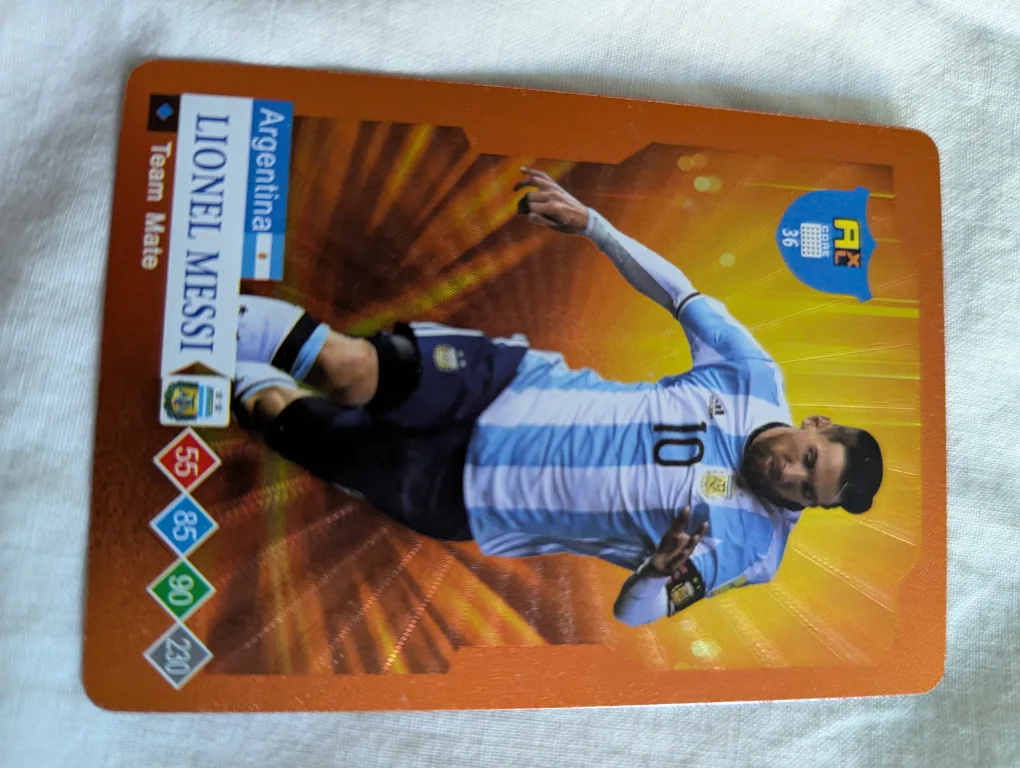 Lionel Messi Argentina Team Mate Card thumbnail