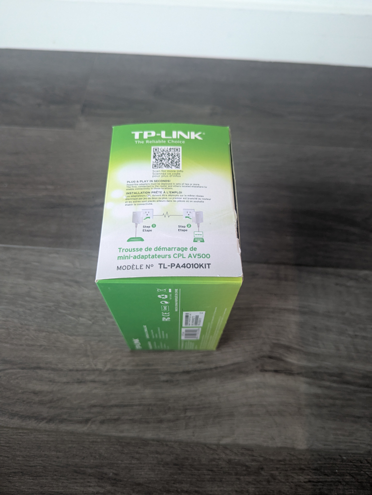 TP-Link AV500 Nano Powerline Adapter Starter Kit - Like New - photo 2