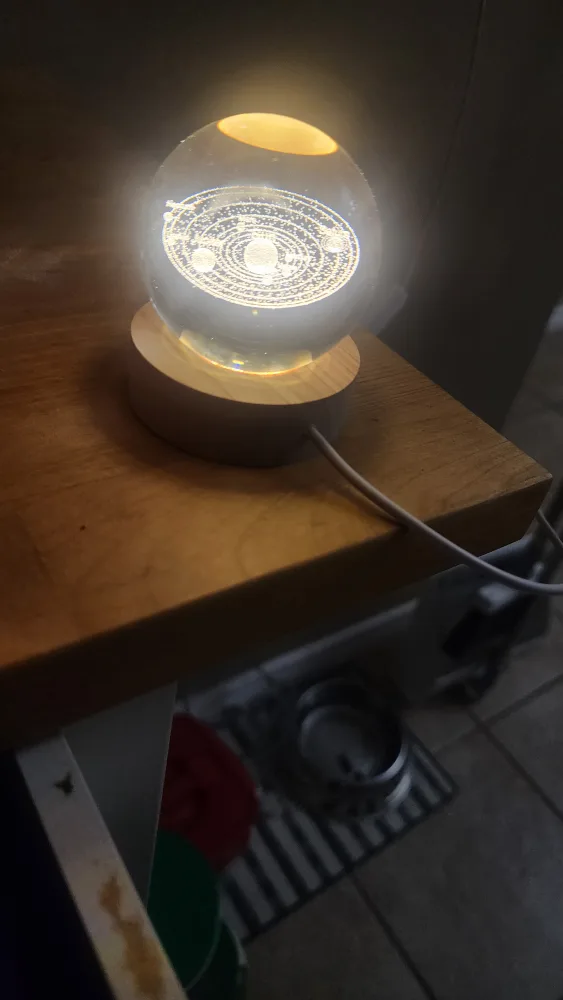 Solar System Crystal Ball Night Light thumbnail
