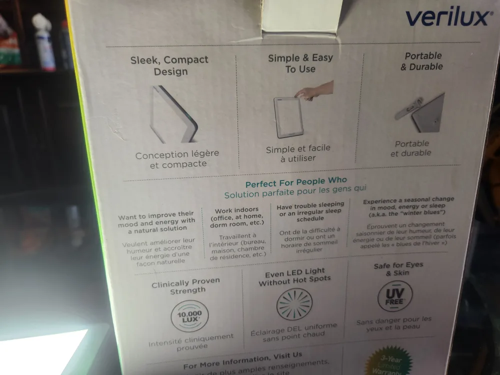 Verilux HappyLight Lucent LED Energy Lamp thumbnail