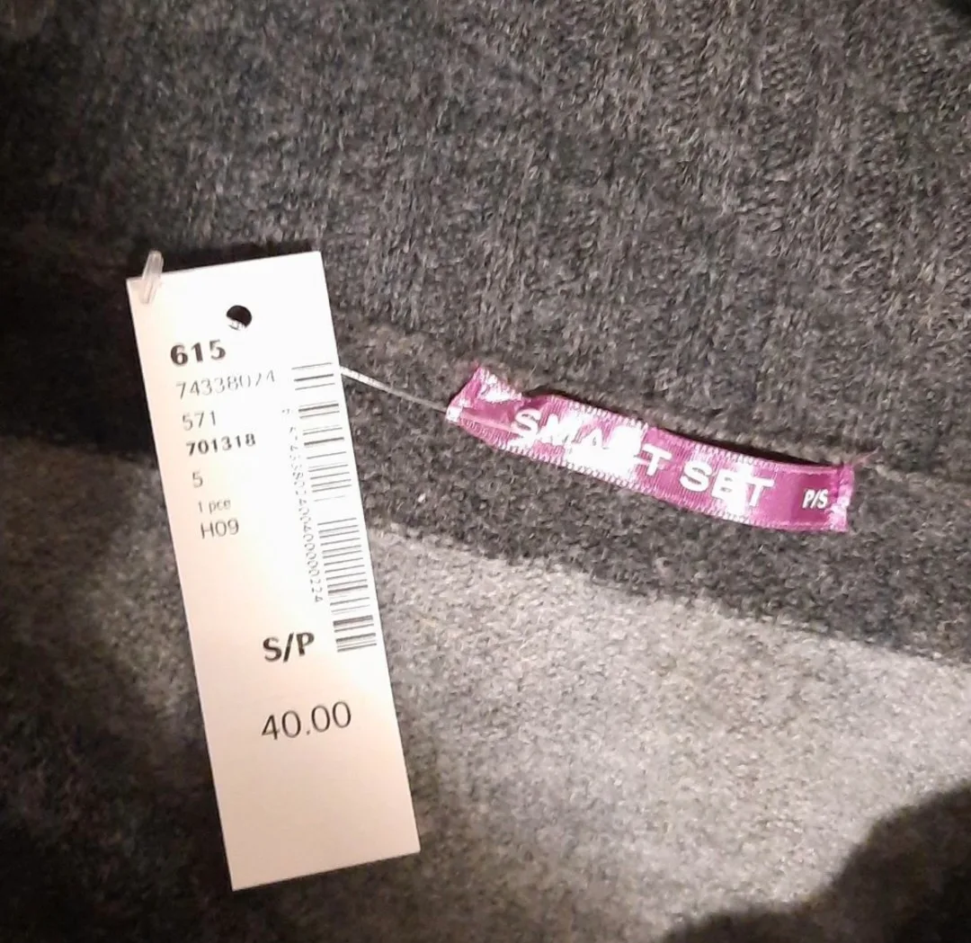 Smart Set Striped Sweater Dress - Size S image indicator(3)