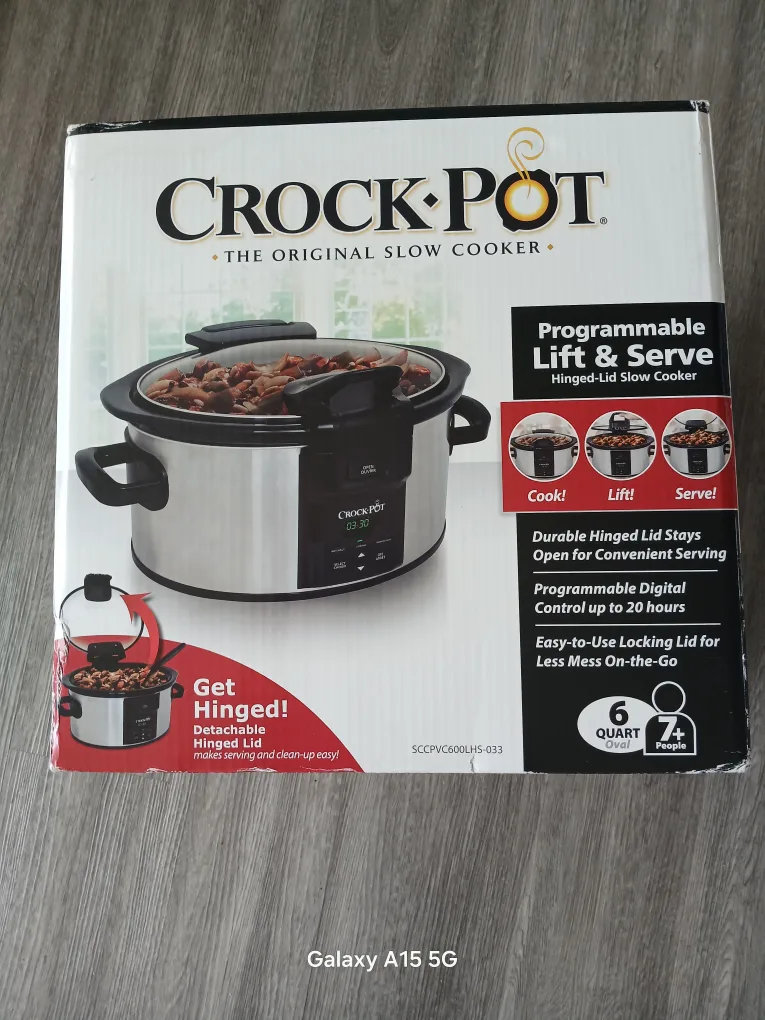 Crock-Pot Lift & Serve Slow Cooker (6 Quart) thumbnail