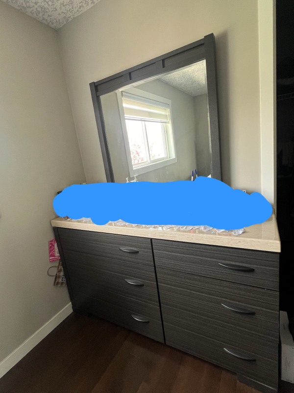 Bedroom Set - Nightstand, Dresser, Bed Frame, mattress  PLUS - photo 2