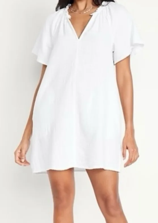 Old Navy White Dress - Size X-small thumbnail