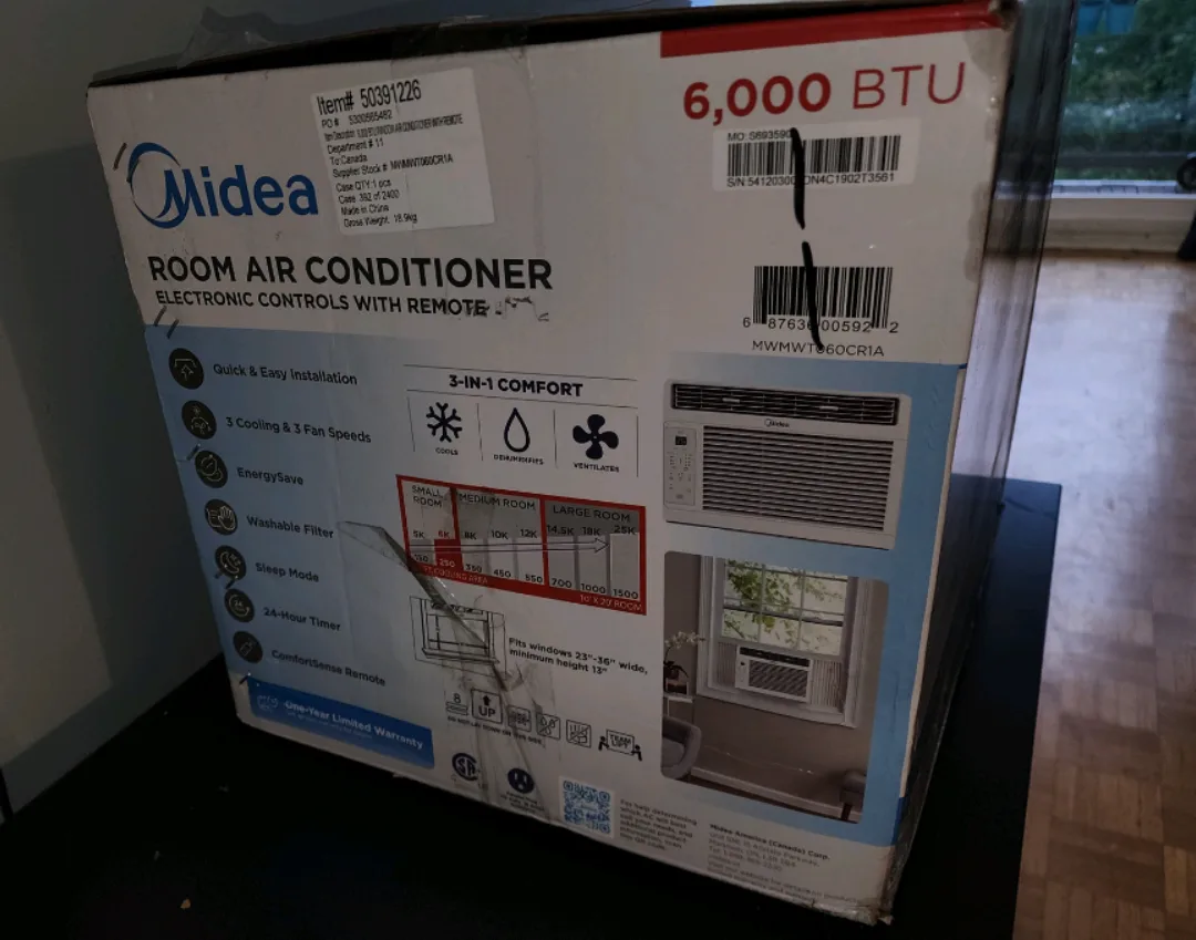 Midea 6,000 BTU Room Air Conditioner thumbnail
