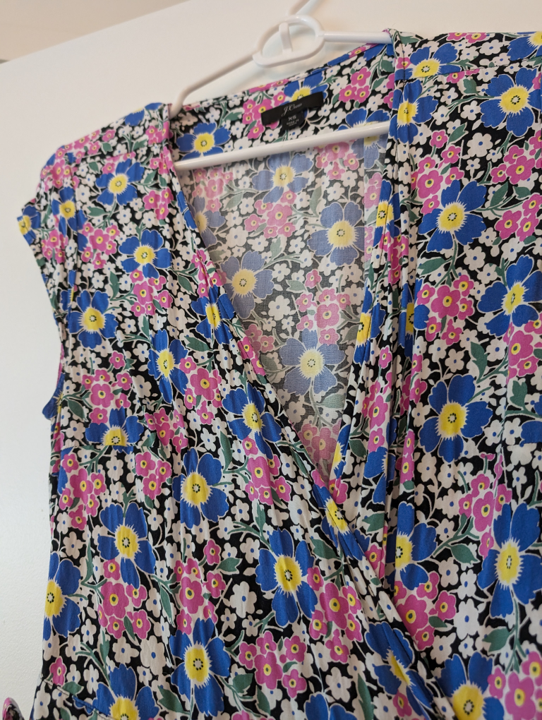 J.Crew Floral Wrap Dress - Size XS - photo 4