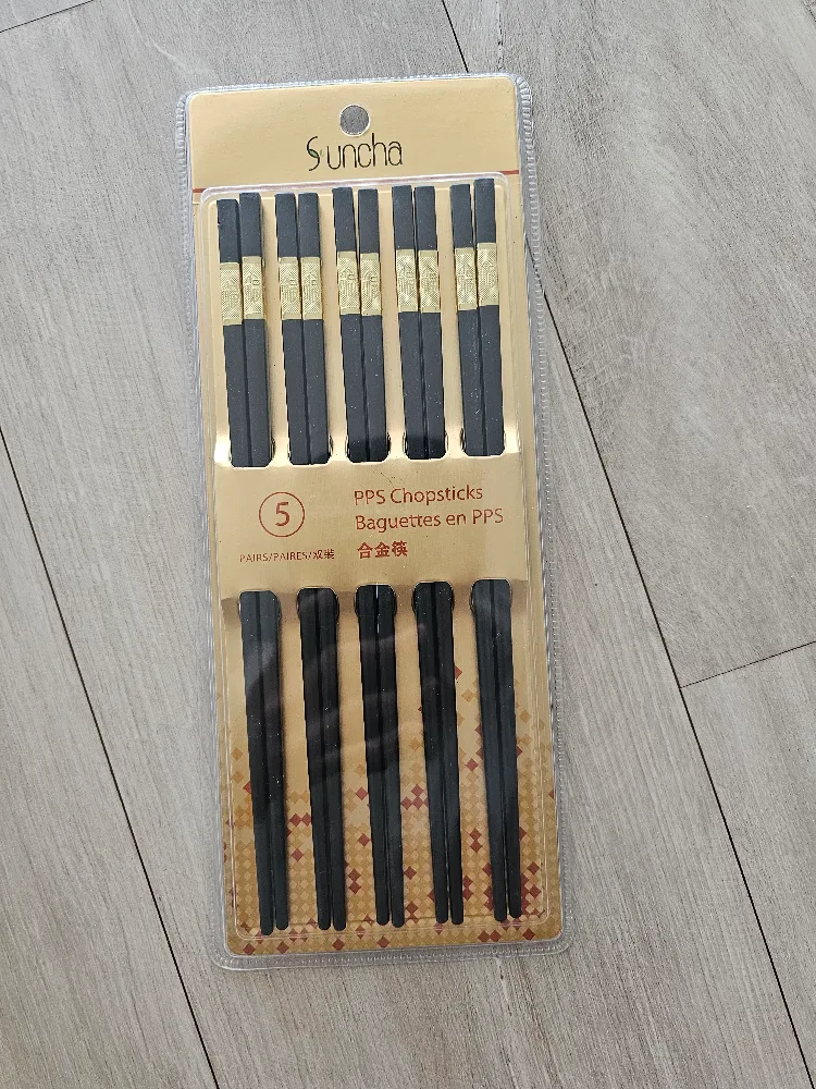 Suncha PPS Chopsticks - 5 Pairs - New thumbnail