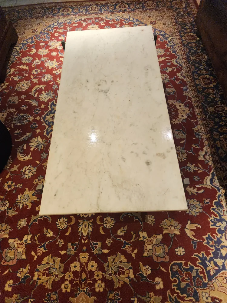 CB2 Marble Coffee Table thumbnail