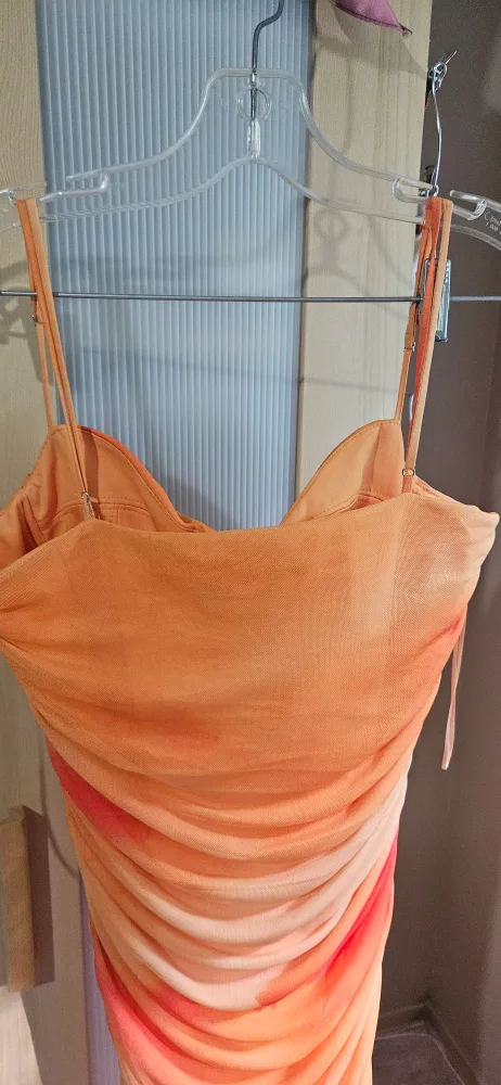 Zara Orange Dress - Size L image indicator(4)