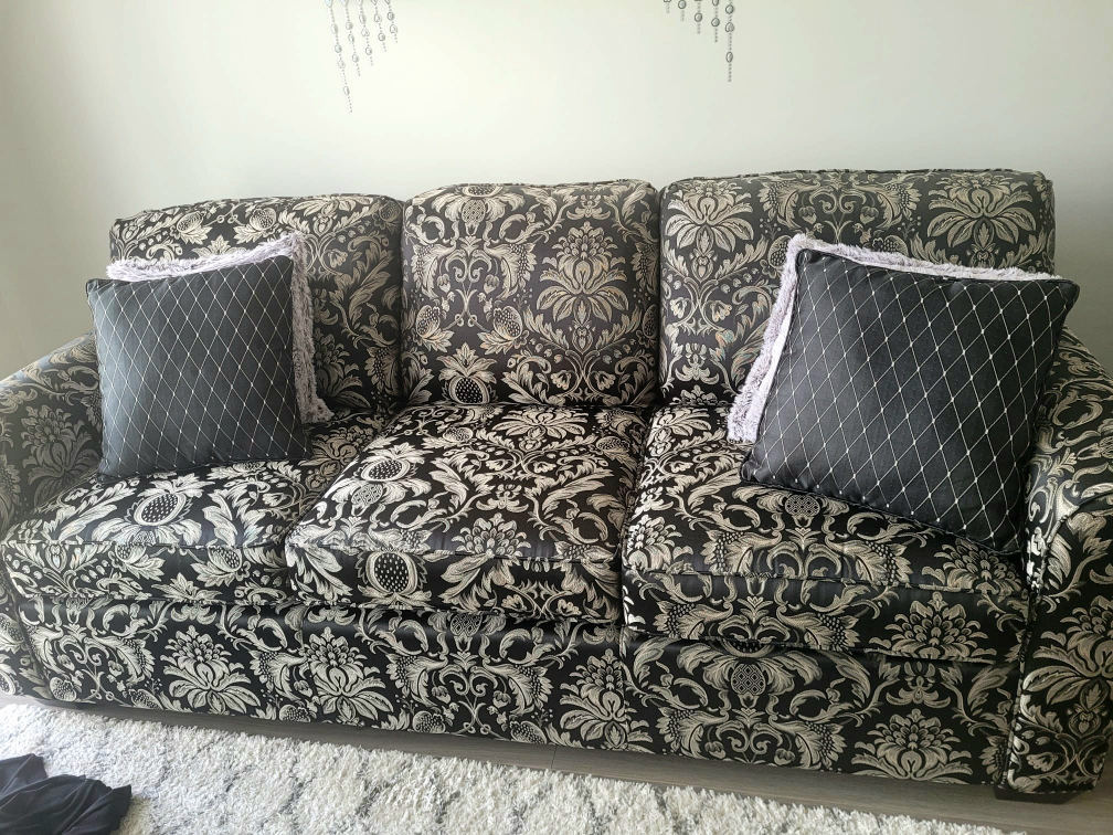 Floral Patterned Sofa