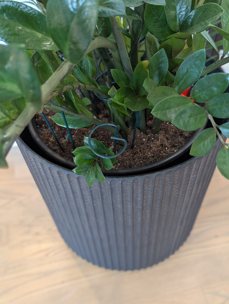 Modern Black Fluted Planter - photo 4