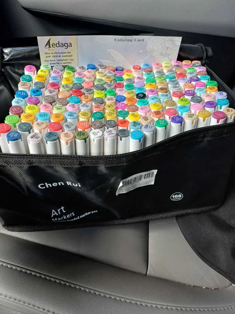 Chen Rui Art Markers - 168 Colours image indicator(5)