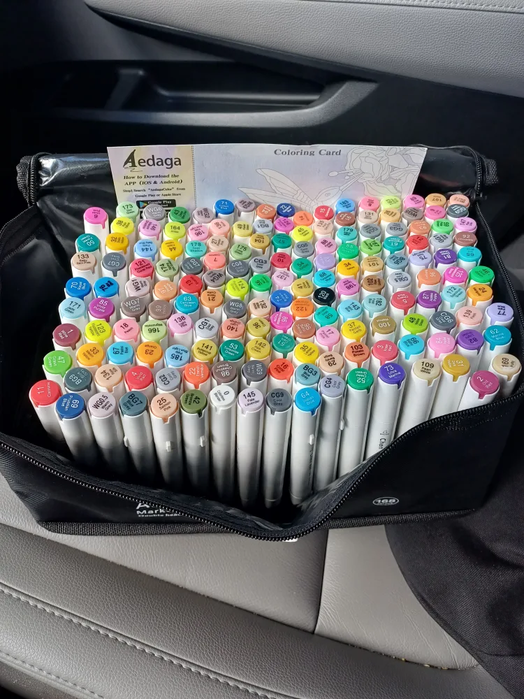 Chen Rui Art Markers - 168 Colours image indicator(7)