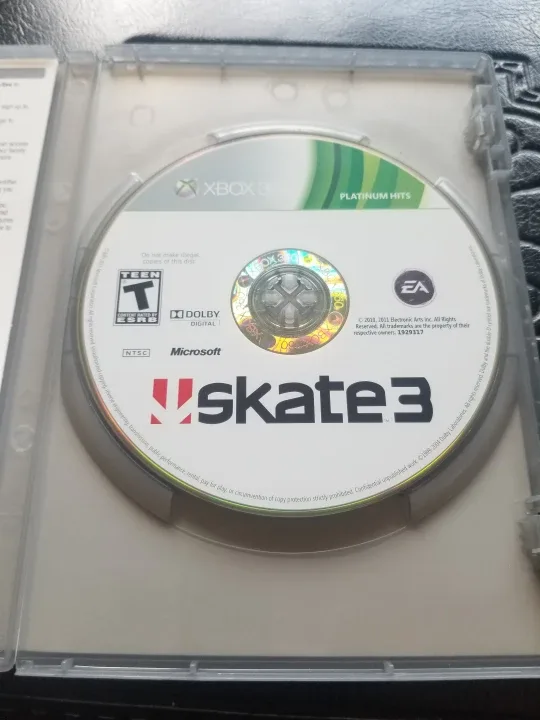 Xbox 360 SKATE 3 No manual image indicator(2)