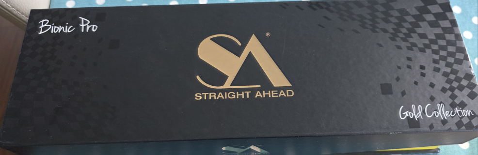 Straight Ahead Bionic Pro Gold Collection Hair Straightener