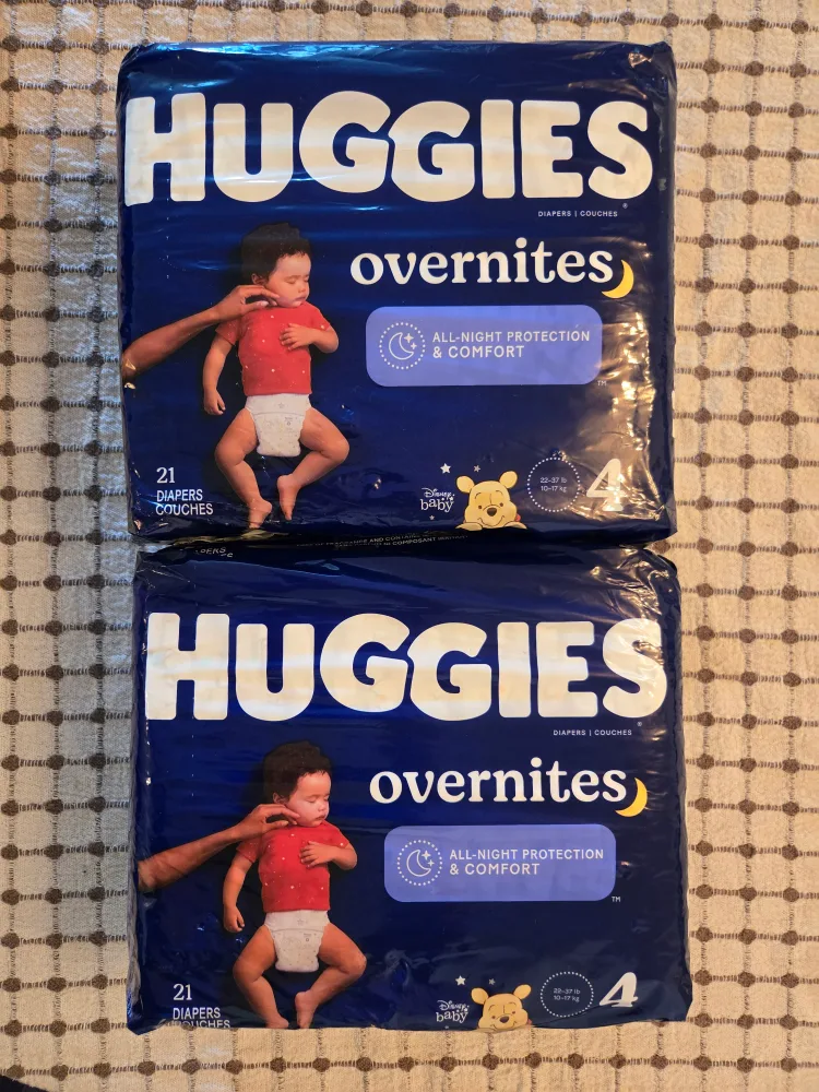 Huggies Overnites Diapers - Size 4 thumbnail