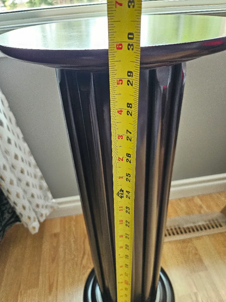 Cherry brown Decorative Pedestal Stand image indicator(6)