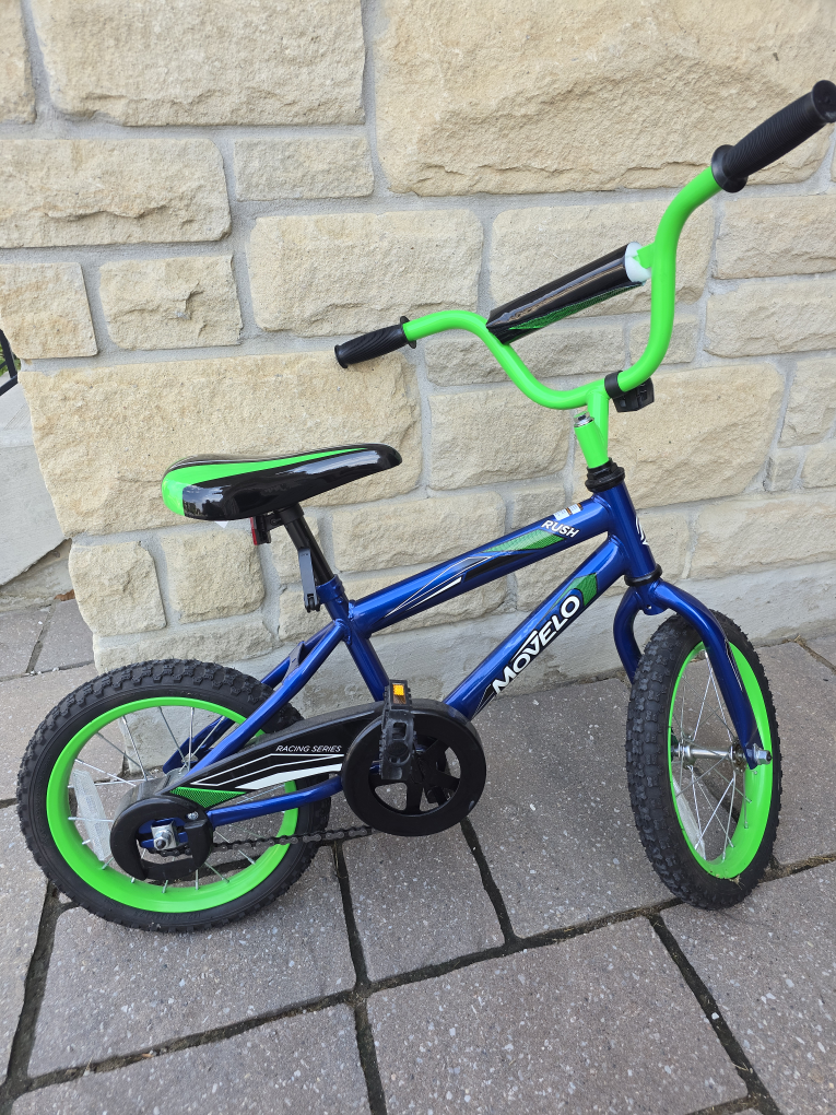 Movelo Rush Kids' Bike - Blue & Green