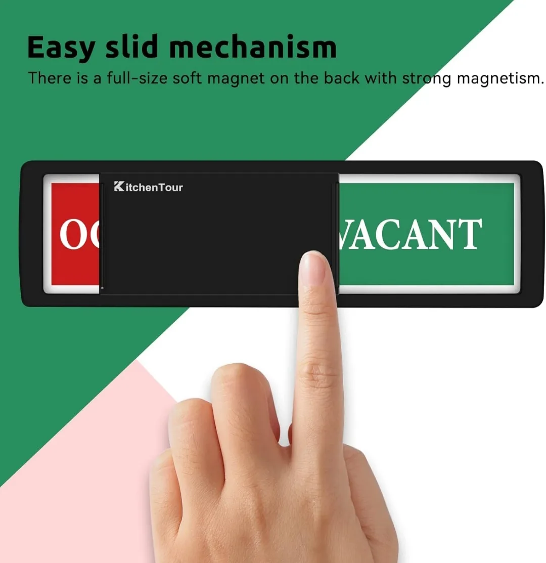 BNIB 5pcs Vacant/Occupied Privacy Sign image indicator(4)