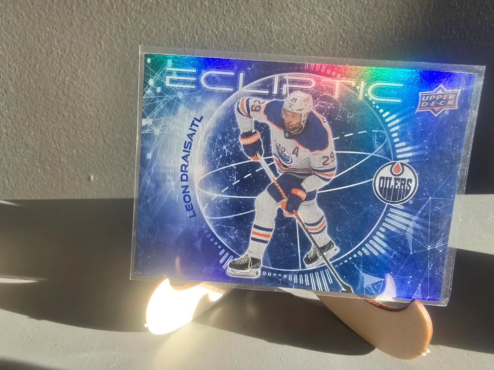 Leon Draisaitl Oilers Upper Deck Ecliptic Hockey Card thumbnail