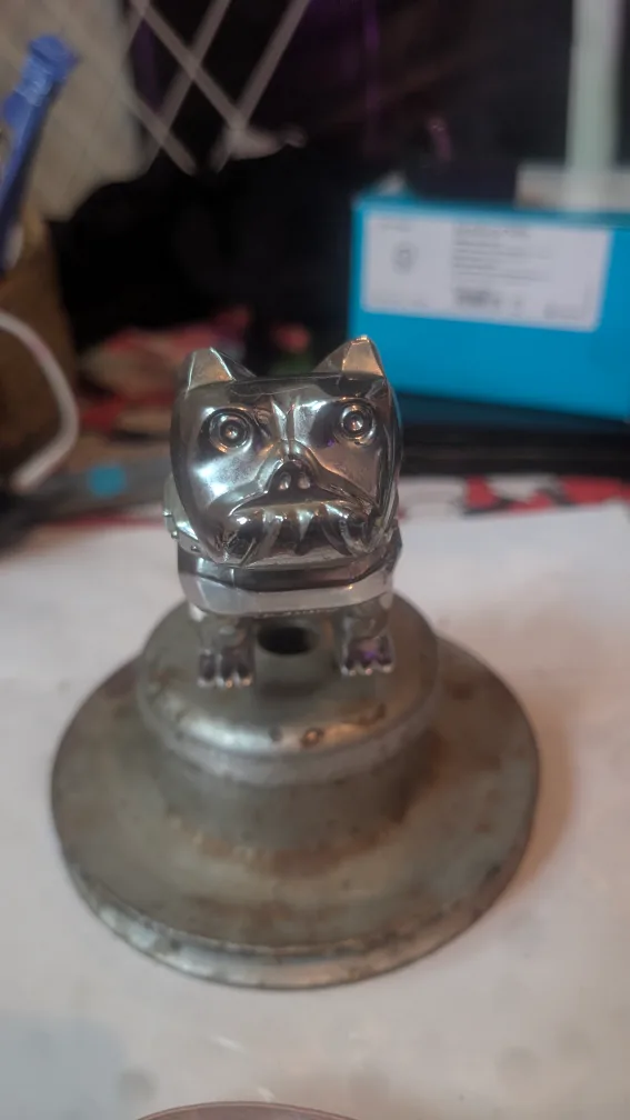 Mack Bulldog Chrome Hood Ornament thumbnail
