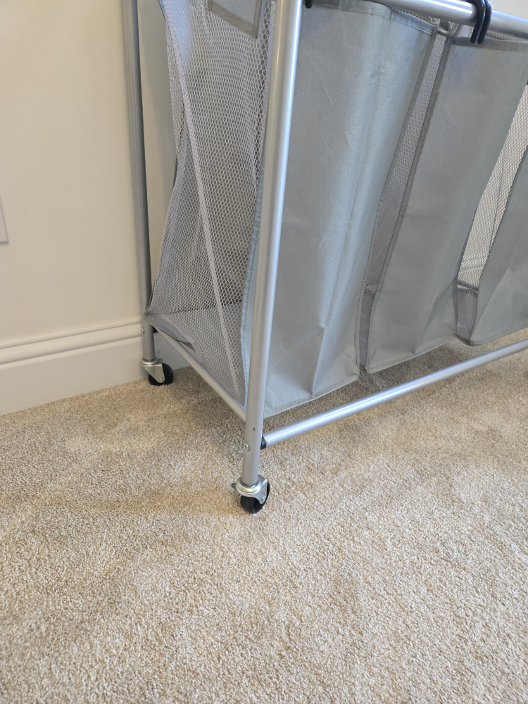 Triple Laundry Sorter with Folding Table - photo 2