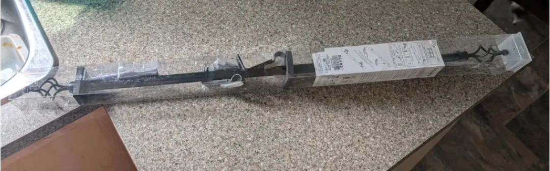 Sears Maison Extendable Curtain Rod 28-48 inch thumbnail