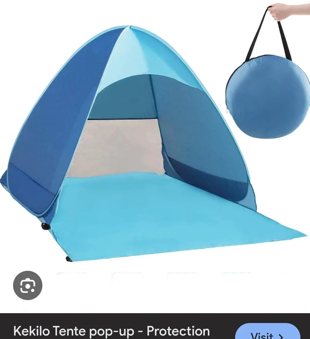 Kekilo Pop-Up Beach Tent - Blue thumbnail
