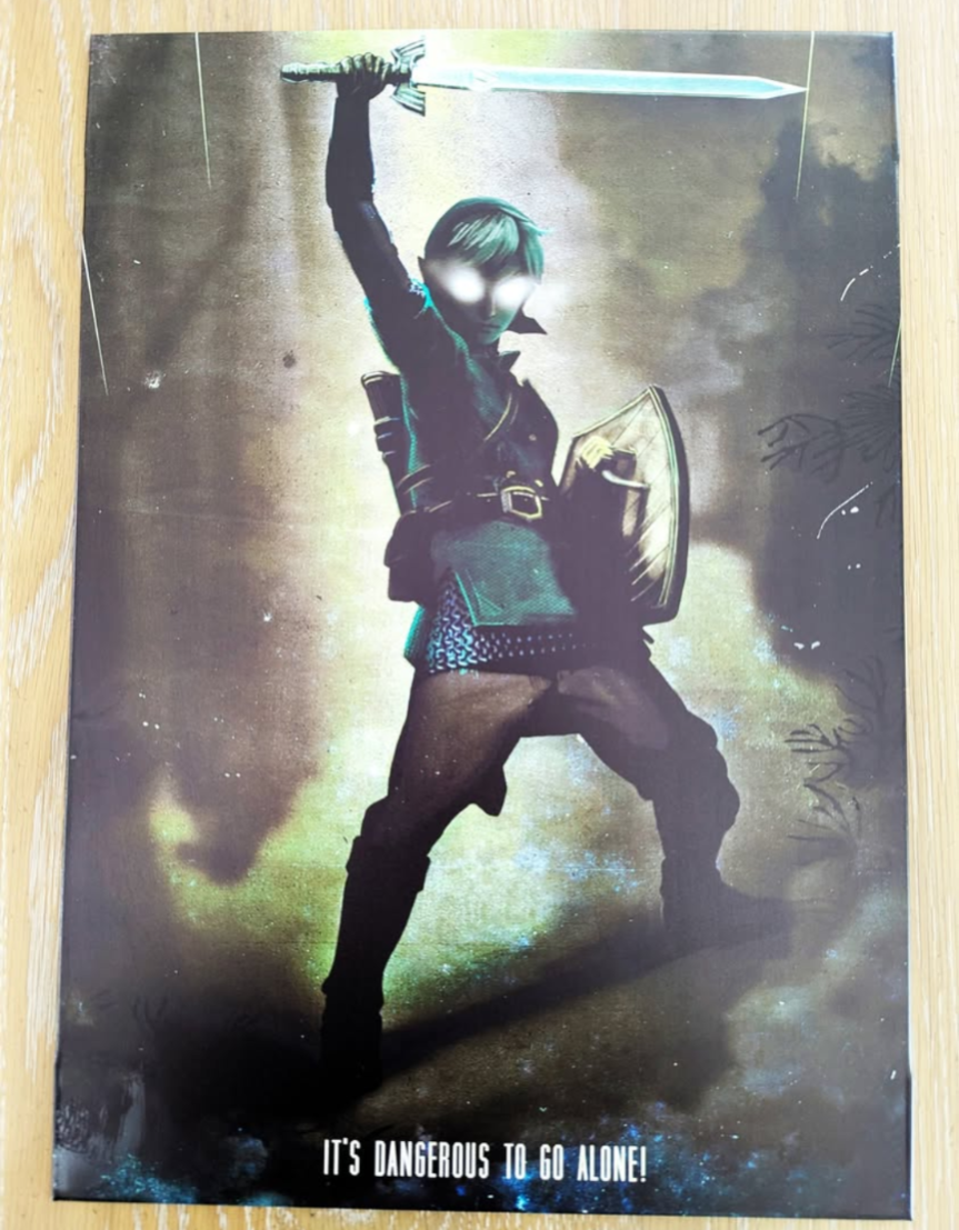 Metal Magnetic Displate Video Game Character Art $40 each - photo 4