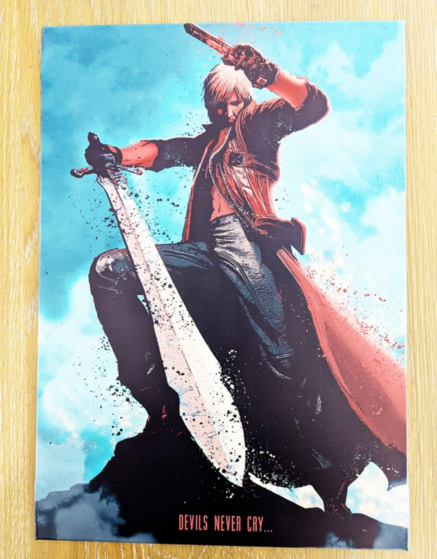Metal Magnetic Displate Video Game Character Art $40 each - photo 5