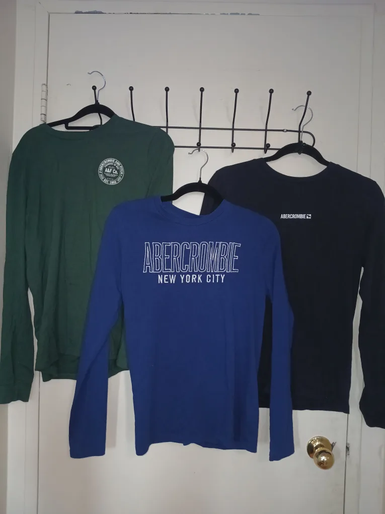 Abercrombie Long Sleeve Shirts (3) thumbnail