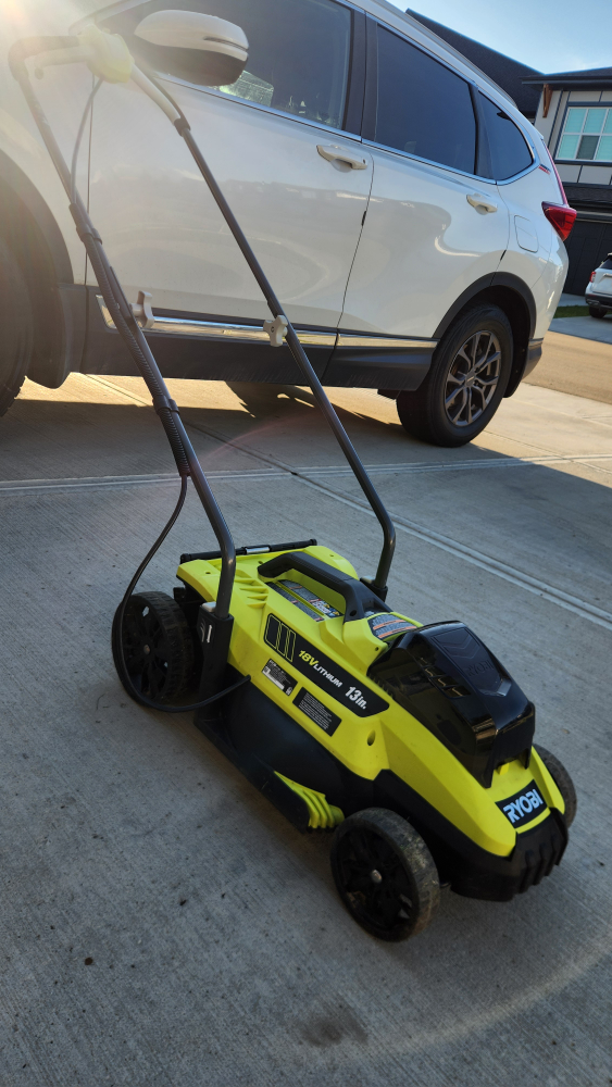 Ryobi 18V Lithium 13-inch Lawn Mower - photo 4