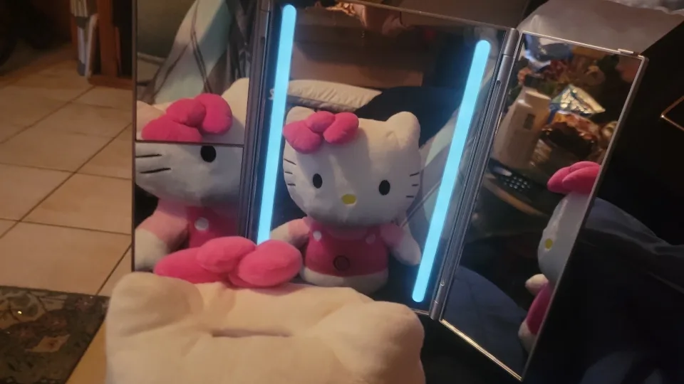 Lighted Tri-Fold Vanity Mirror thumbnail