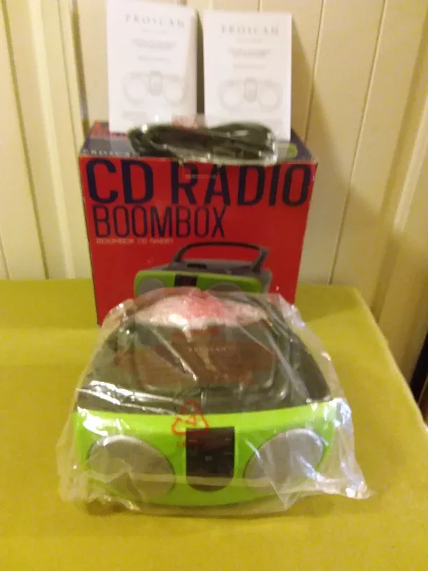 Proscan CD Radio Boombox 📀 📻 🎶 🆕 🇨🇦 thumbnail
