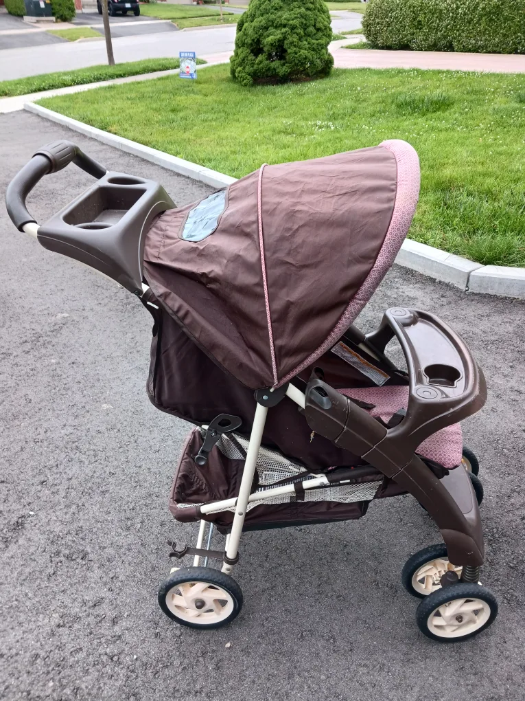 Graco Stroller Durable - Brown and Pink image indicator(2)
