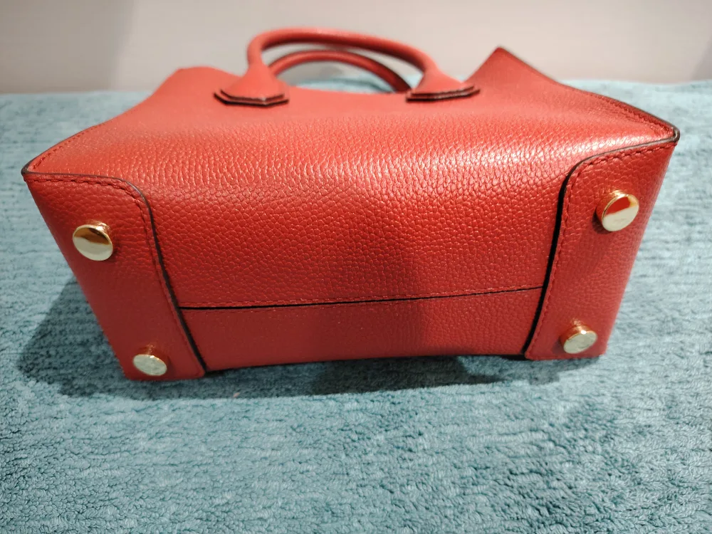 Michael Kors Red Leather Handbag image indicator(6)