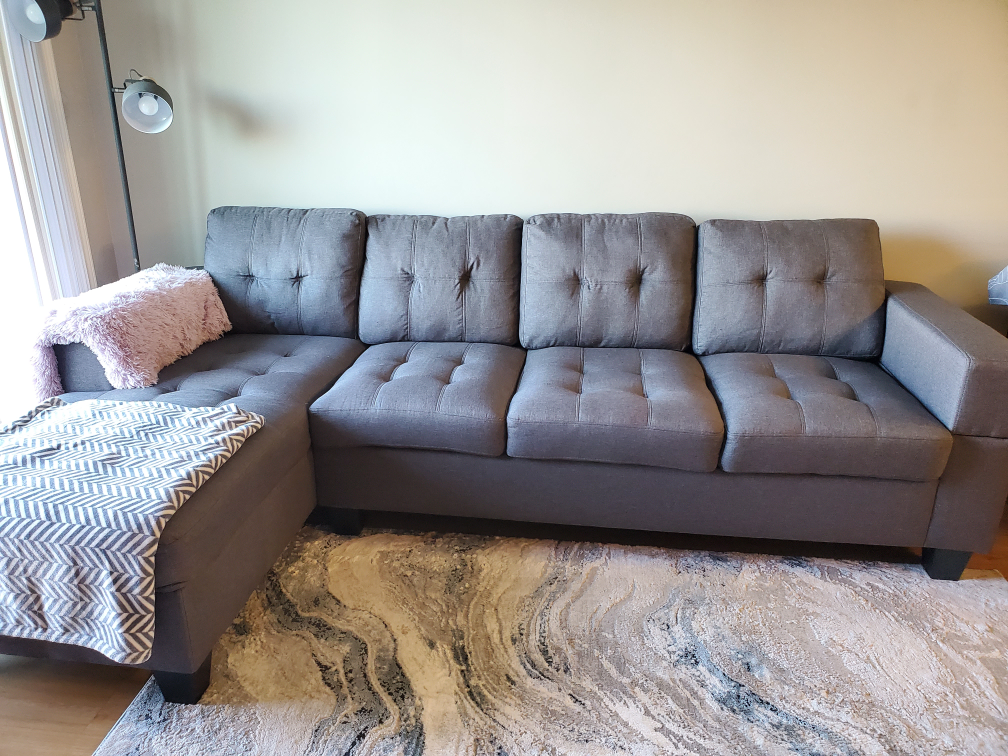 Grey Sectional Sofa - photo 2