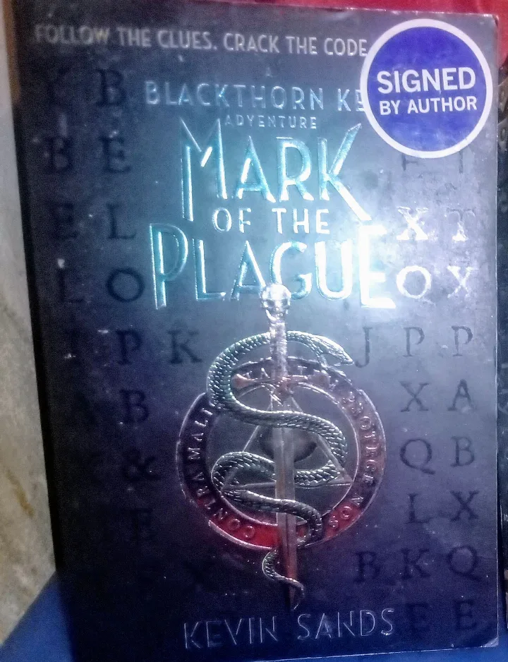 Signed Mark of the Plague by Kevin Sands thumbnail