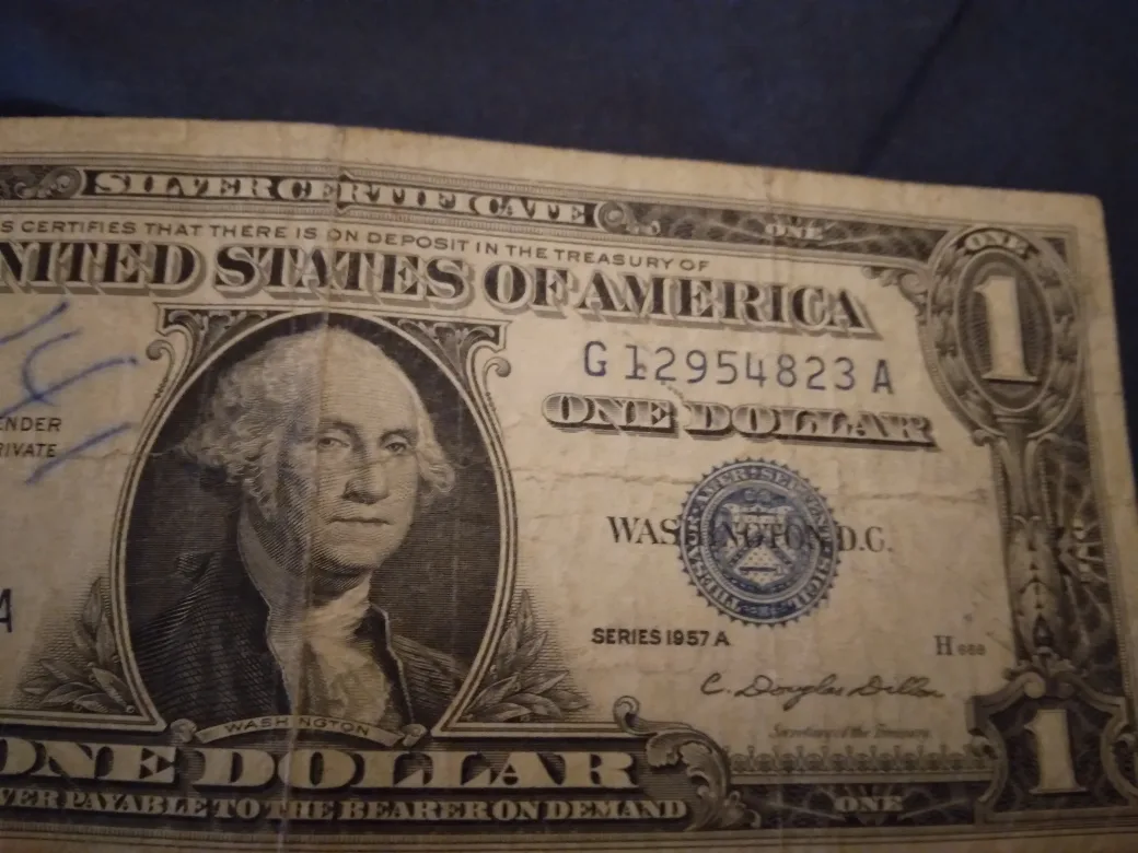 Vintage 1957A One Dollar Bill thumbnail